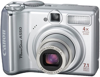 Тест Canon PowerShot A550 на DCResource
