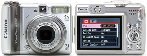  Canon PowerShot A570 IS  DPReview