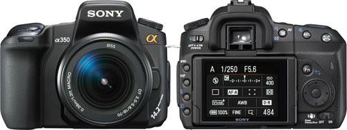  Sony Alpha DSLR-A350  Imaging Resource