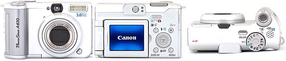  Canon PowerShot A610  Imaging Resource