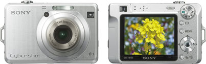 Цифровые фотоаппараты Sony Cyber-shot DSC-W70 и  DSC-W100
