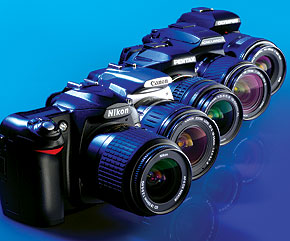 Битва бюджетных цифрозеркалок - Canon 350D,  Olympus Evolt E-500, Nikon D50, Konica Minolta Dynax/Maxxum 5D, Pentax *ist DS2  