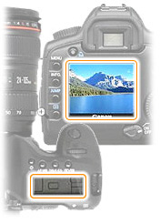 Антибликовые накладки для дисплеев Canon EOS 5D