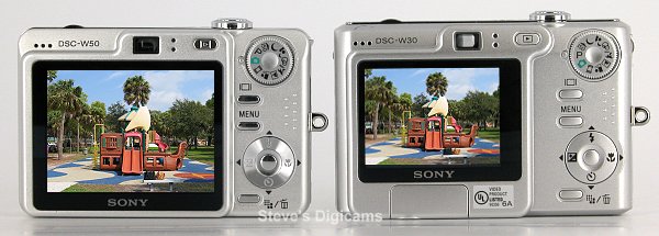 Обзор Sony DSC-W50 и Sony DSC-W30 от Steves Digicams