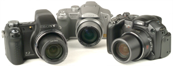  Sony H5 vs Canon S3 IS vs Panasonic FZ7