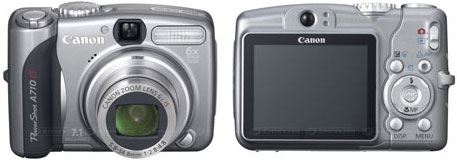 Тест Canon PowerShot A710 IS на DCResource